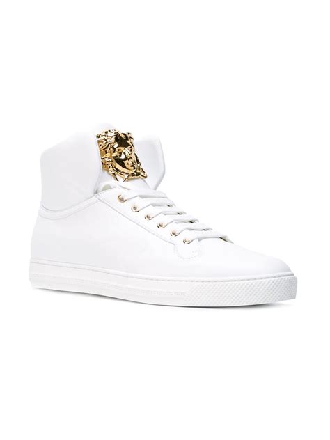 versace high top sneakers replica|versace black and white sneakers.